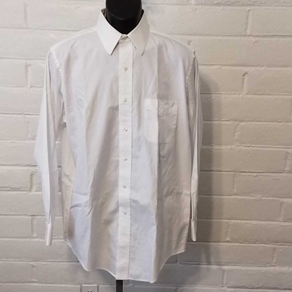 Brooks Brothers White Dress Shirt 15 1/2 Neck